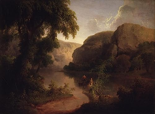 Toile Rivière entre les rochers par Doughty Art Portrait de qualité supérieure