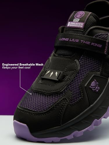 Image of The Souled Store Rovers: Men and Boys Low Top Streetwear Fashion Trainer Engineered Breathable Mesh Rugged Chunky Sole Velcro Strap Closure Lightweight Mules