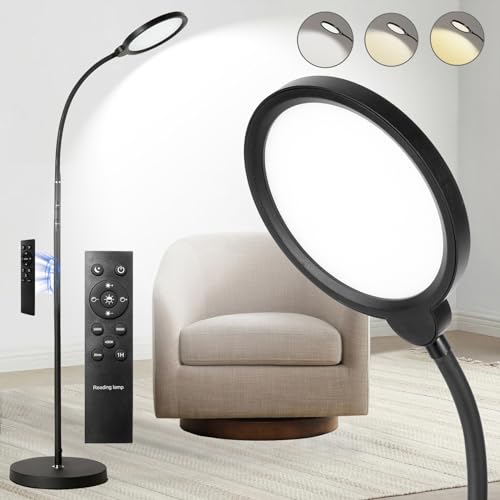 YOPSTAR LED Floor Lamp, Reading Light, Bright Modern Tall Lamp, 3...