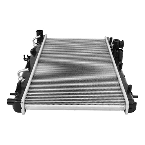 Image of PHILTOP Core Radiator Compatible with 2001-2004 Outback 2.5L, 2000-2004 Legacy, 2000 Outback, 2003 Baja, 2004-2006 Baja 2.5L Transmission Oil Cooler Included | Core Width: 27-1 /16 inch fit for 2003 2004 2005 2006 Baja 2000 2001 2002 2003 2004 Legacy, Outback 2.5L