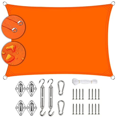 Protection solaire haut de gamme en polyester orange imperméable - 2