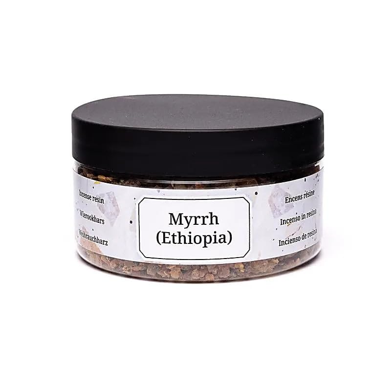 Räucher Set Weihrauch-Harz Myrrhe (Äthiopien) - 80g + Najel reinigende Holzkohl