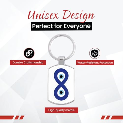 Image of Stylish Metal Keychains with Permanent Glossy Print - Inspirational Quotes & Spiritual Designs - Perfect Key chains for loved ones, Personal Use, Gifts & Return Gifts