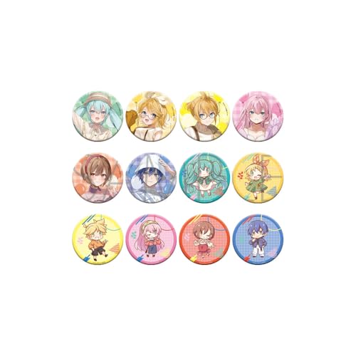 初音ミクシリーズ きらきら缶バッジコレクション レジャフェス 12個入りBOX