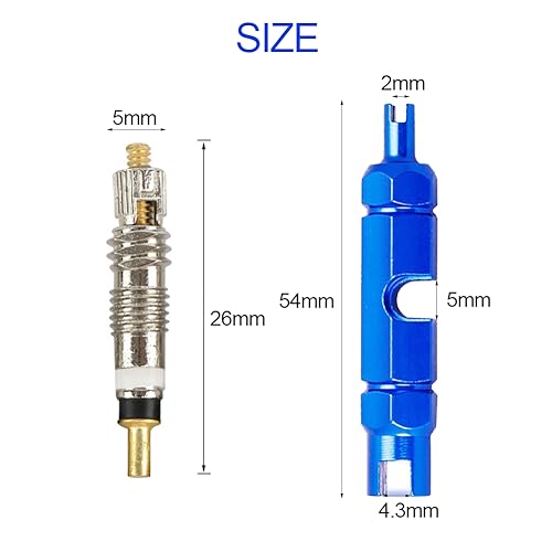 Presta Valve Cores Shell, Demonte Valve Cores, Presta Valve Cores, Bicycle Valve Cap - Image 2