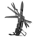Geschenk für Männer,Multitool Taschenmesser 14 Funktionen Klappmesser Camping,Wander für Outdoor,Alltag