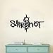 Pegatina de pared de vinilo extraíble de dibujos animados Slipknot PVC pegatinas de habitación de niños dormitorio pegatina de Slipknot póster Mural 28X52Cm