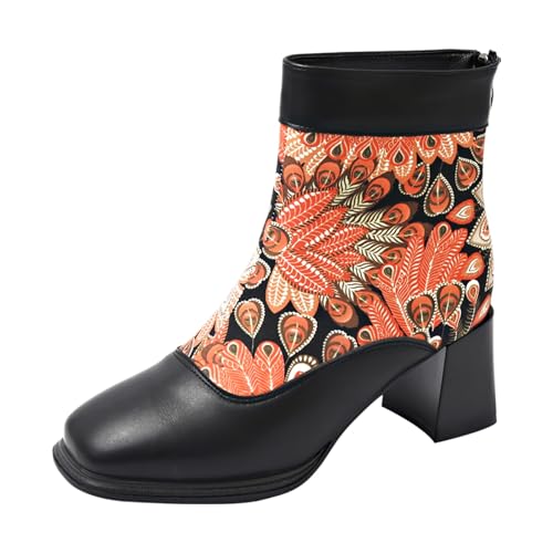 Bottine femme noire en taille 37 type bottes de neige et modèle montant