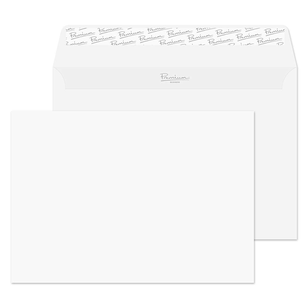 Blake Premium Business Ice White Wove Peel & Seal Wallet 162x229mm