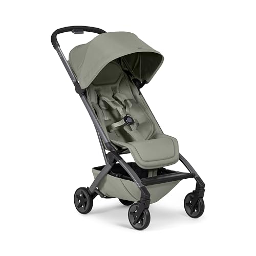 Image of Joolz Aer2 Lightweight Travel Stroller for Baby & Toddler – Ultra-Compact One-Hand Foldable Stroller, Reclining Seat, UPF 50+ Canopy, Adjustable Leg Rest, Carry-On & Airplane Approved (Sage Green)