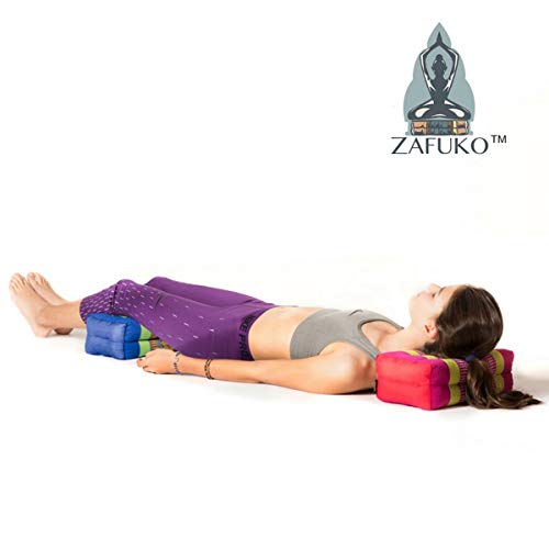 Zafuko Standard Meditation and Yoga Cushion - Deep Sea Blue - Thumbnail 5
