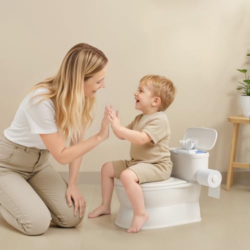 CheerTry 2-in-1 Toddler Potty Training Toilet with Detachable Training Seat