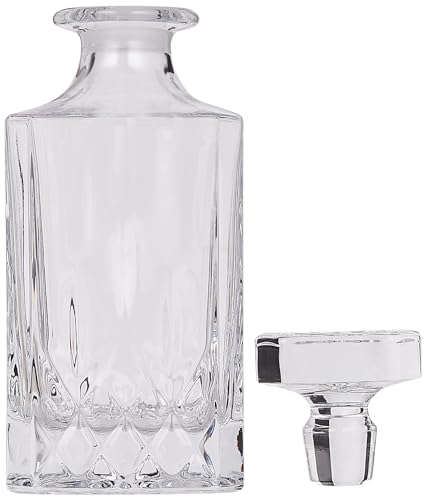 RCR Opera Luxion Crystal Whisky/Wine Square Decanter