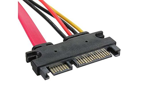 Cable Extensión Serial ATA 22pin 7+15pin Male a Female miniatura 3