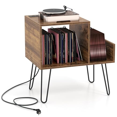 FANTASK Mesa Auxiliar Soporte para Tocadiscos