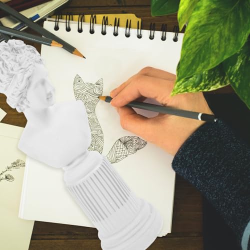 Buste de jeune fille plâtre comme idée cadeau déco unique - 7