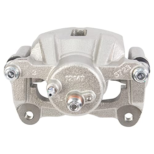 Image of TRQ Front Left Brake Caliper w /Bracket Drivers Side