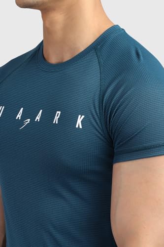 Image of FUAARK Men's Round Neck Slim fit Gym & Active wear Sports T-Shirt for Workout & Casual Wear