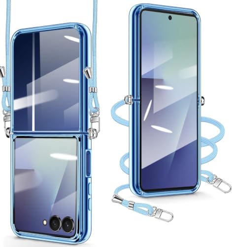 xiusiteli Galaxy Z Flip 8 �p �P�[�X �N���A �V�����_�[ �u���[ TPU �܂肽���� ��|�� �y��