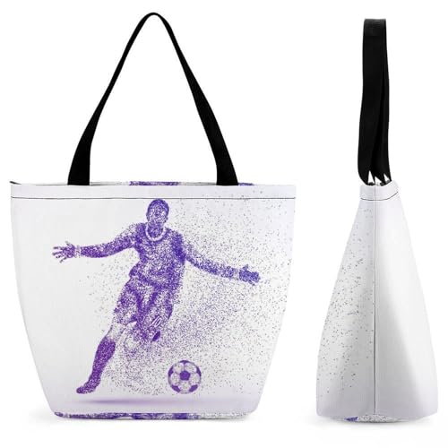 Sac à main football violet fini le manque de place avec ce grand sac de shopping