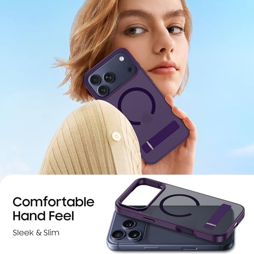 Coque iPhone 17 Pro violette mate pour un usage quotidien mains libres et connecté