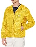 A|X ARMANI EXCHANGE Men's Logo Patch Zip Up Blouson Jacket, Dandelion, S