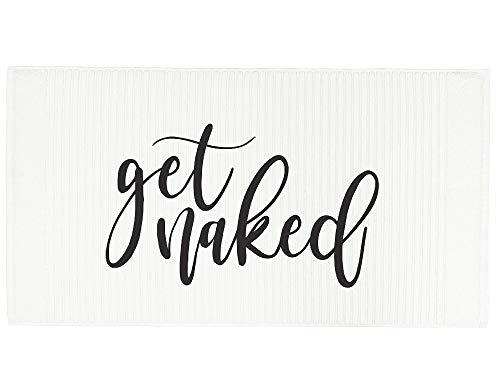 Ink Trendz Get Naked Cotton Hotel Style Bath Mat, Bath Tub Mat, 20
