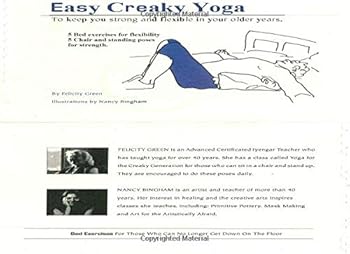 Paperback Easy Creaky Yoga: To keep you strong and flexible in your older years. Book