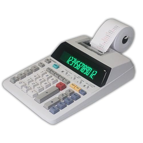 Sharp EL-1801V Ink Printing Calculator thumb #2