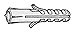 Conical Screw Anchor, Plastic, 8, PK100