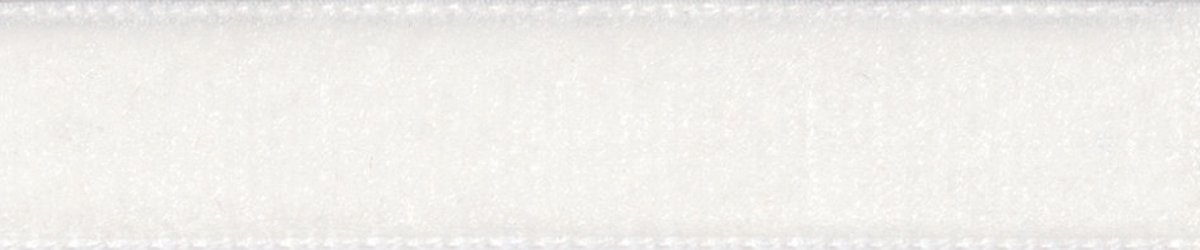 Berisfords 9607 Ecru Velvet Ribbon Mini Roll