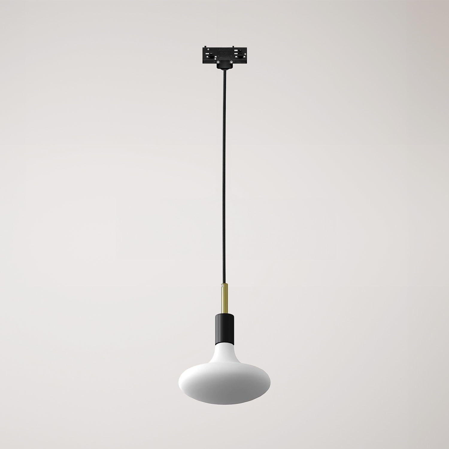 creative cables - Suspension pour rail de 7 cm avec serre-câble - Ampoule incluse