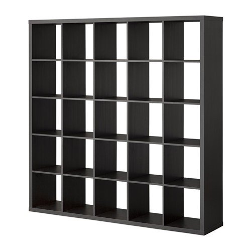 Preisvergleich Produktbild Ikea KALLAX Regal in Schwarzbraun; (182x182cm); Kompatibel mit EXPEDIT