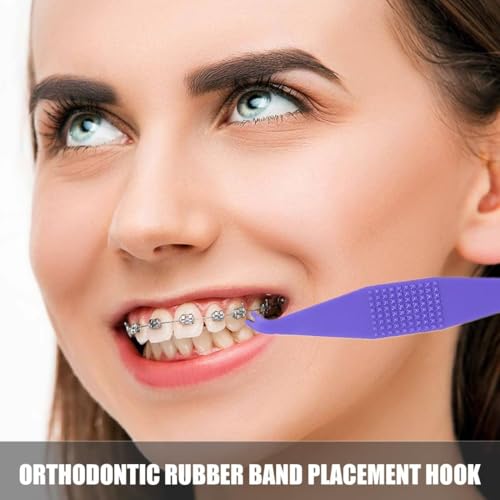 10 Stück Kieferorthopädische Elastische Einweg Kunststoff Zahnspangen, Zahnspangengummis, Zahnspangen Gummis für Brackets, für Zahnspangen