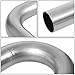 3 Inches OD DIY Custom Exhaust Pipe Kit 16-Piecese Straight & 45/90 Degree & U-Bends
