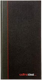 Collins Ideal Double Cash Manuscript Book - 192 Pages, Black