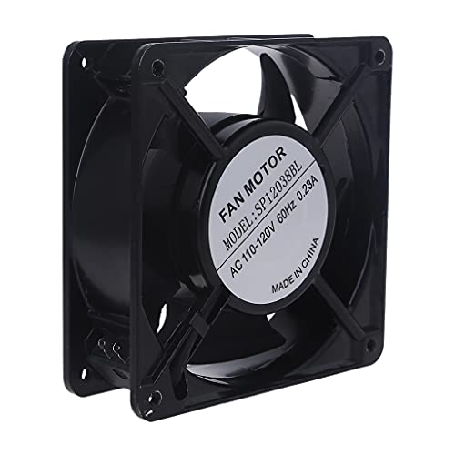Ventilador sin escobillas de 12 V para estufa de cerámica, horno de pellets de madera, equipo de escape, ventilador de 12 V, ventilador de 120 mm, ventilador de carcasa de 120 mm, ventiladores de 12 V