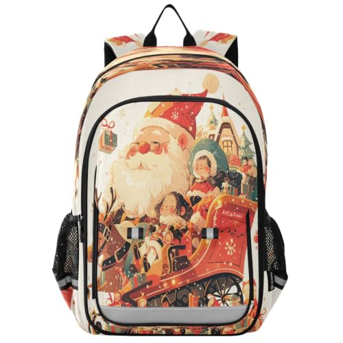 Cadeaux fête hiver : sac à dos enfant motif renne de Noël