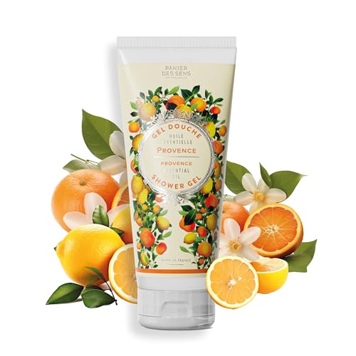 Panier des Sens – Citrus-Duschgel - Feuchtigkeitsspendendes Duschgels – mit Sheaöl - 96% natürliche Inhaltsstoffe - PH-Mildes Duschgel - 200 ml