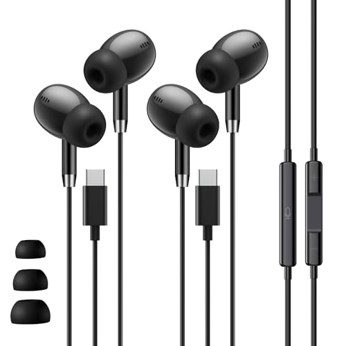 Wired Earbuds USB C for Samsung S26/S25/S24, USBC Headphones...