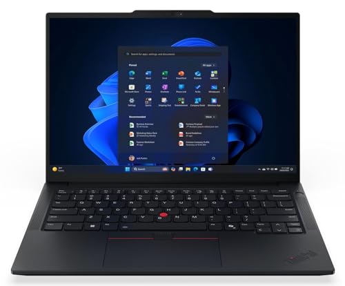 Image of Lenovo ThinkPad E14 Gen 7 (14 inch), Intel Core Ultra 7 258V, 32 GB LPDDR5X, 1 TB SSD, Intel Arc 140V GPU, Windows 11 Pro 64 | WUXGA IPS Touchscreen Display, with 32GB LPDDR5X, FHD IR Hybrid Camera, Fingerprint Reader, and Windows 11 Pro, Copilot+ PC