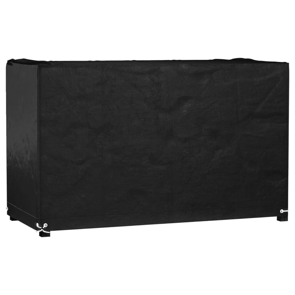 Akcesoria do mebli ogrodowych, pokrowiec na meble ogrodowe, 8 oczek, 125 x 55 x 75 cm, prostokątne meble