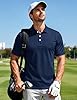 MAGCOMSEN Men's Polo Shirts 3 Buttons Casual Work T Shirts Quick Dry Short Sleeve Golf Shirt Pique Jersey Outdoor Performance #1