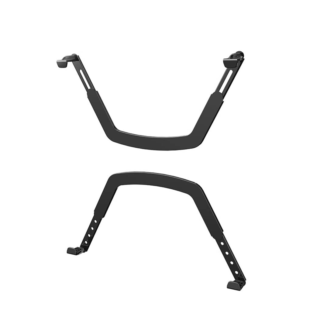 1 Pair Steel Plate Computer Screen Bracket Universal Telescopic Heavy Duty Replacement 17-27inch Rack Shelf Accessories