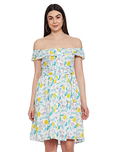 Image of Women's Cotton A-Line Knee-Length Dress
