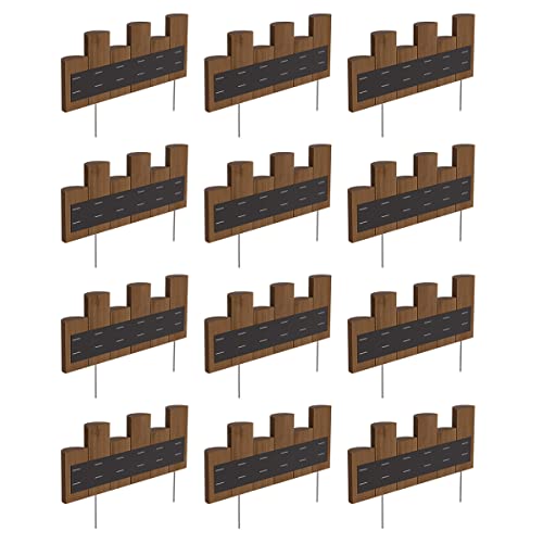 Greenes Fence 18 In. Half Log Edging (12 Pack) #TOP1