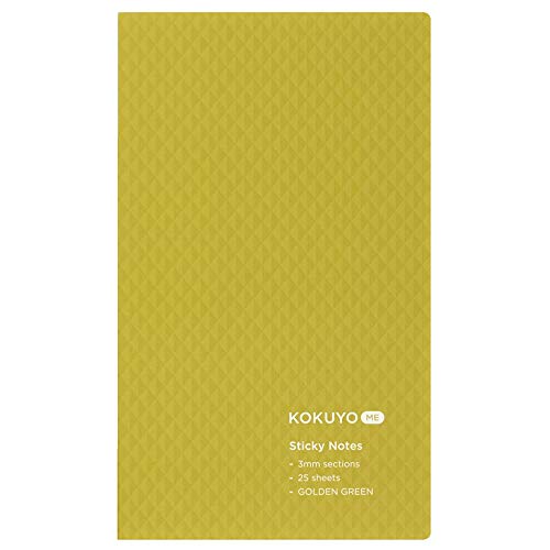 Image of Kokuyo Sticky Notes KOKUYO ME 25 Sheets 3mm Grid Green KME-FNT1S3YG