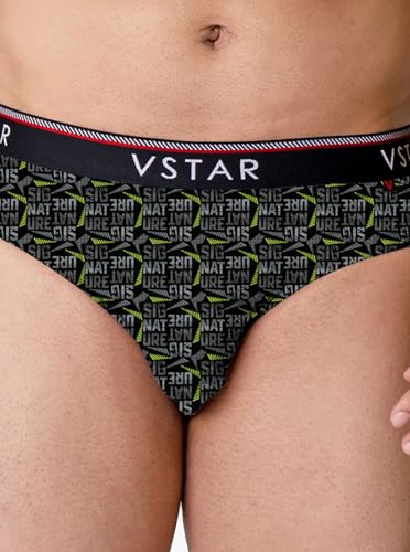Image of VSTAR Super Soft Cotton Elastane Brief for Men Black