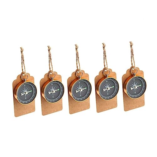 12 piezas brújula portátil colgante para fiesta