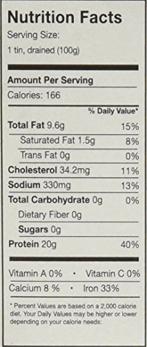 COLES MACKEREL OLIVE OIL, 4.4 Ounce (Pack of 10)